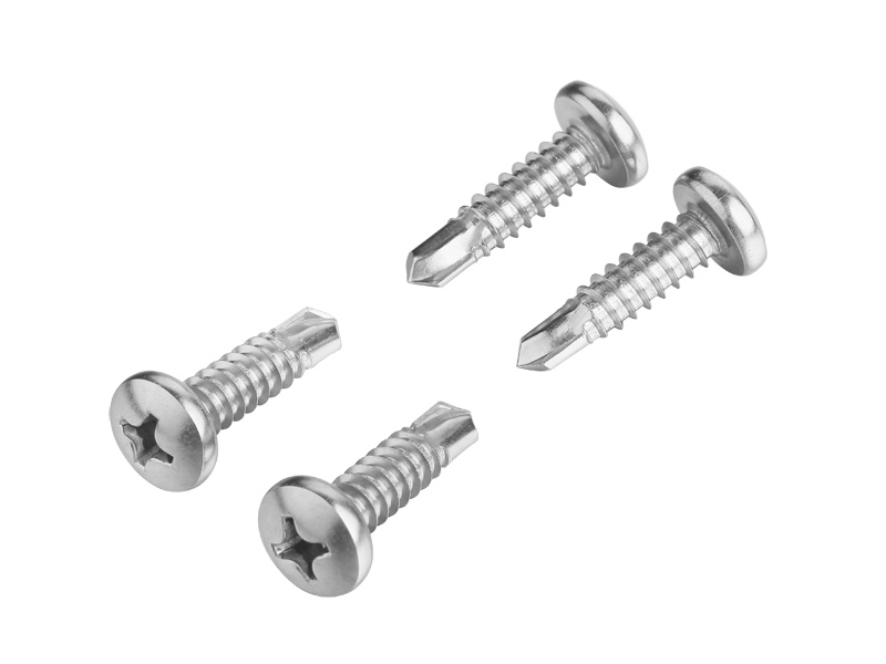 Cross head drill screw