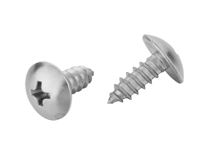 Cross big flat head self-adapter screw