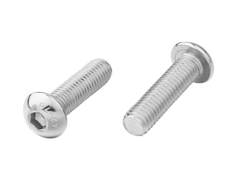 Half-dollar hexagonal screw